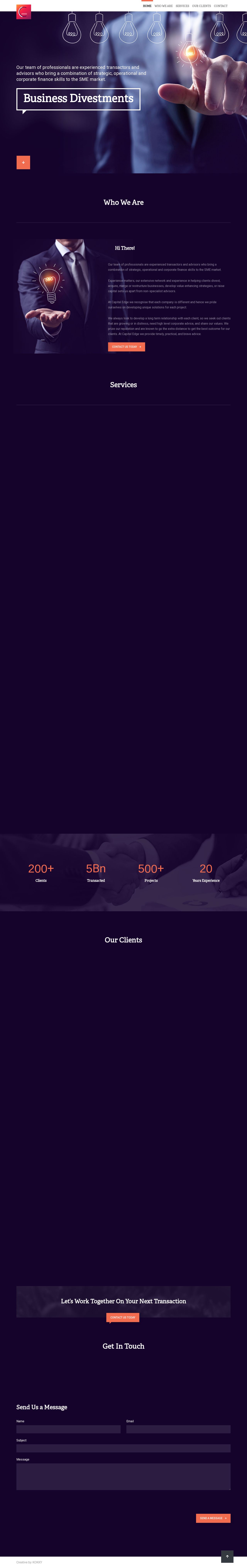 Capital Edge website