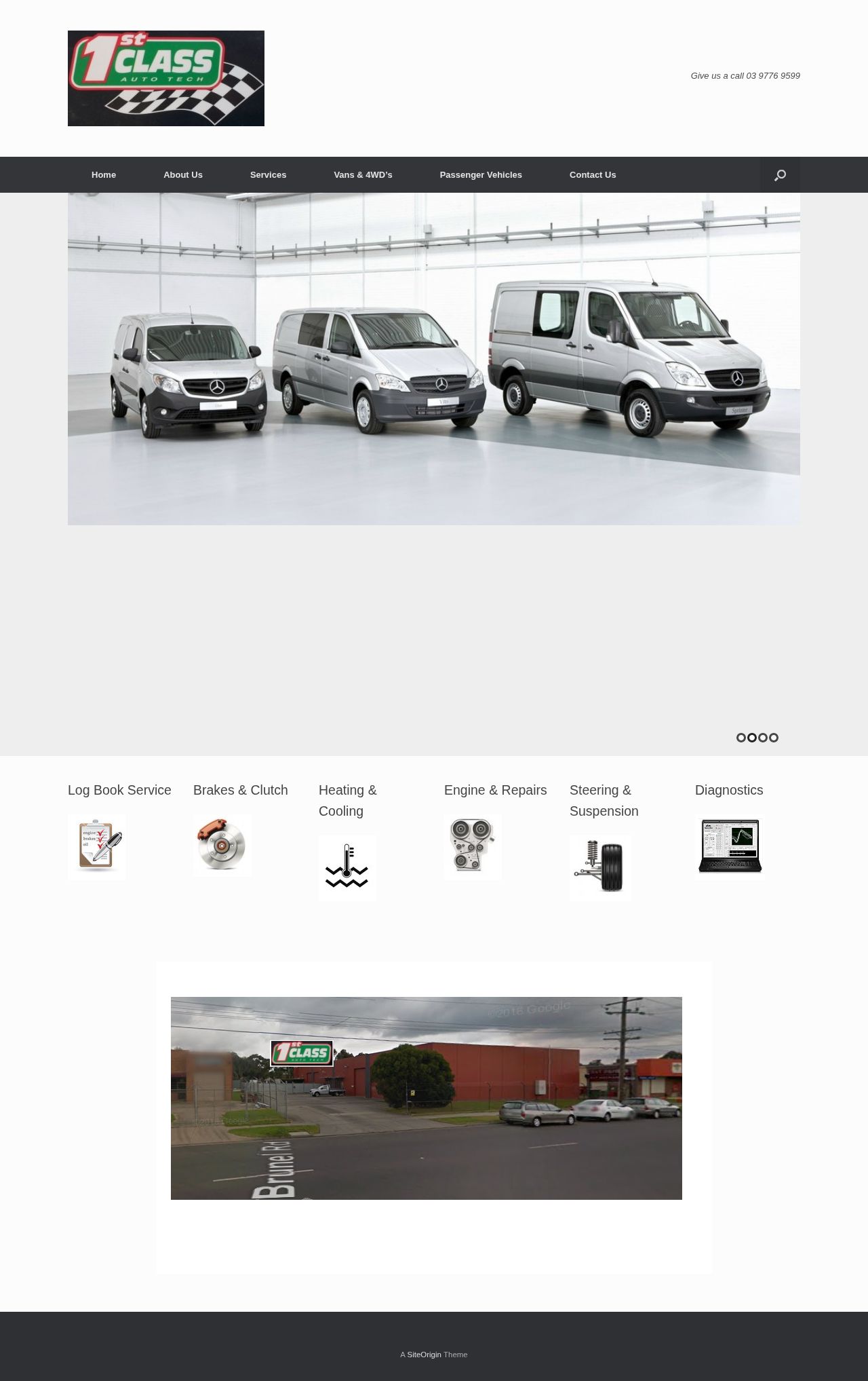 First Class Auto Tech website