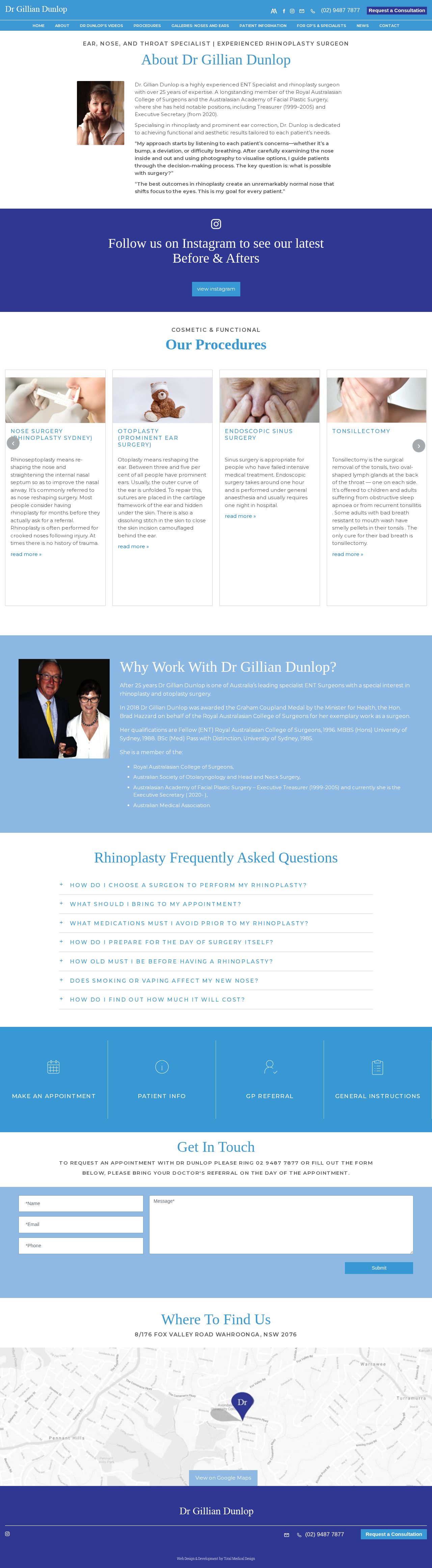 Art of Rhinoplasty website