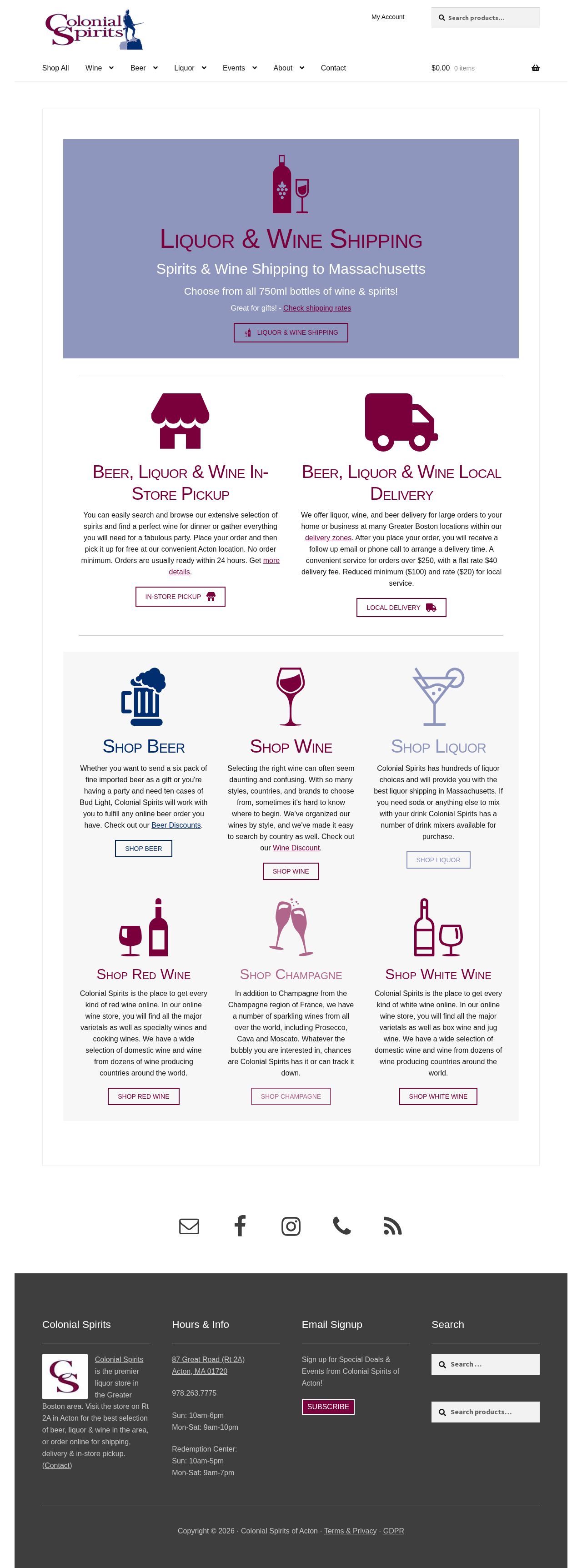 boston alcohol delivery website