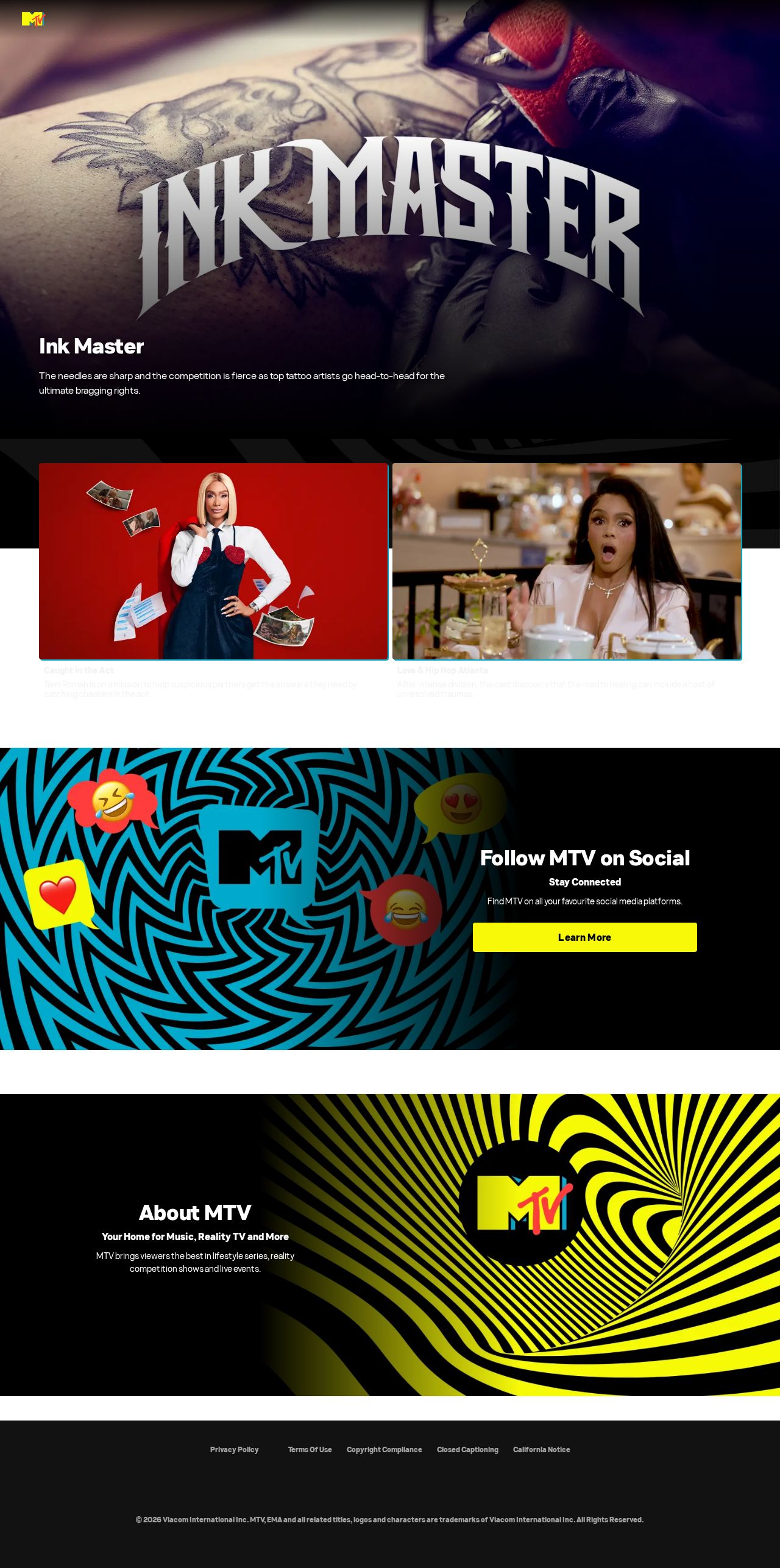 MTV Networks Australia Pty. Ltd website