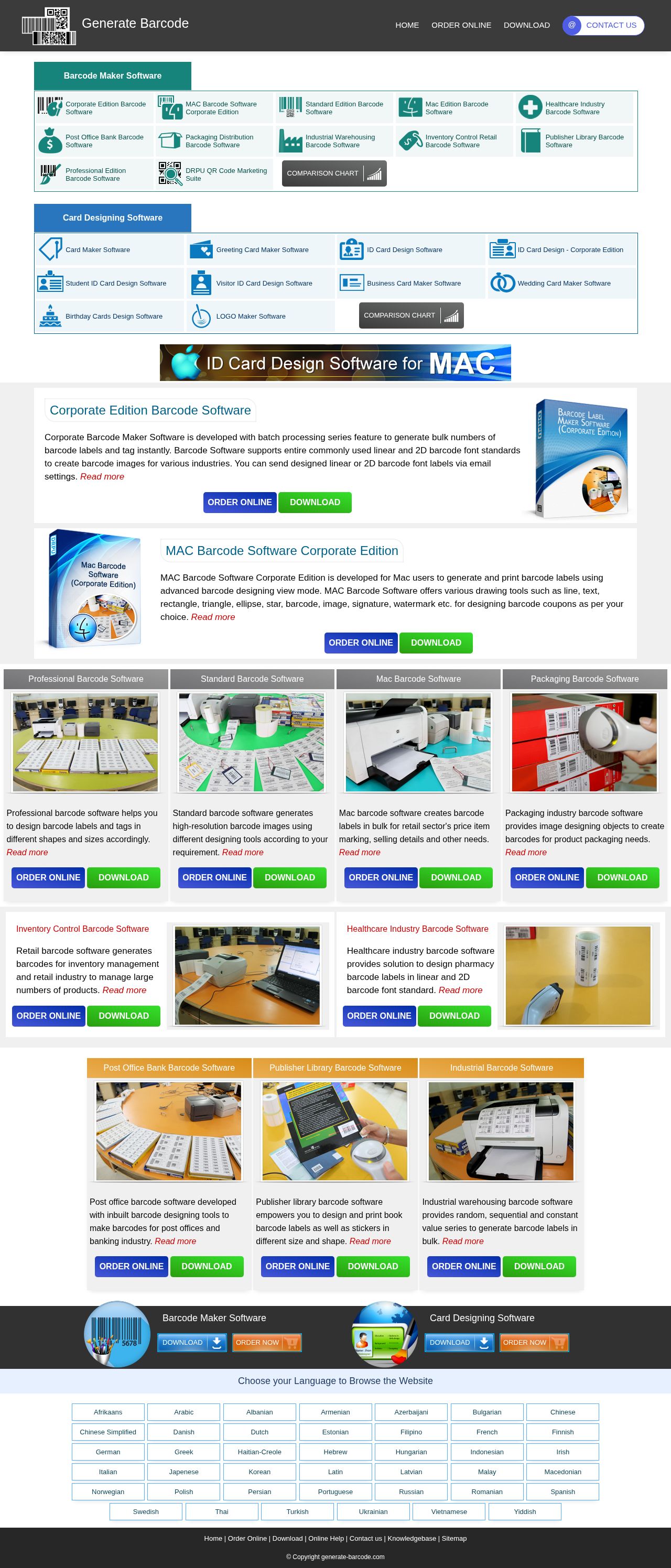 barcode website