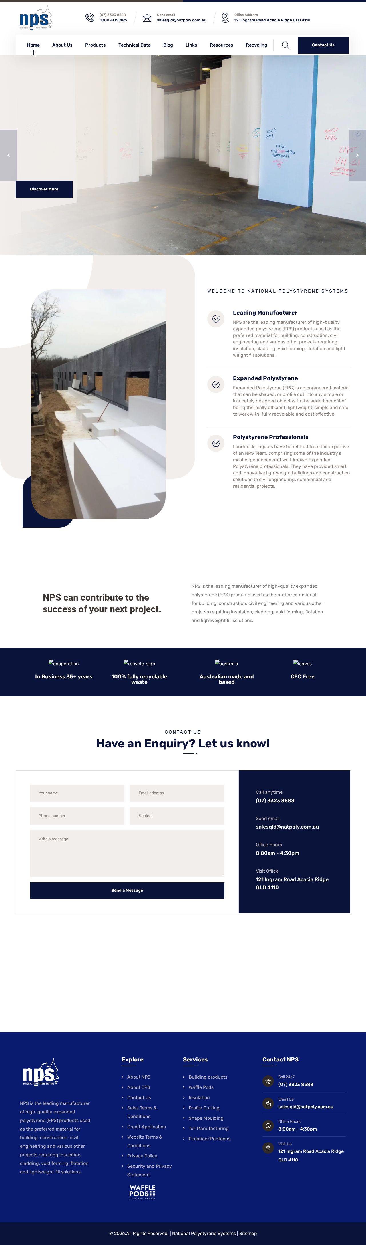 National Polystyrene Systems website