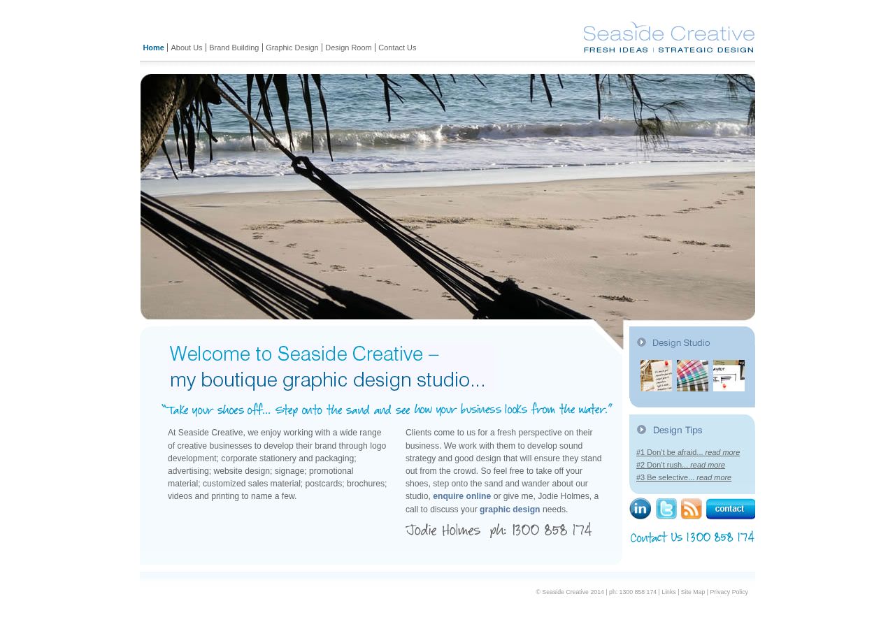Seaside Creative website