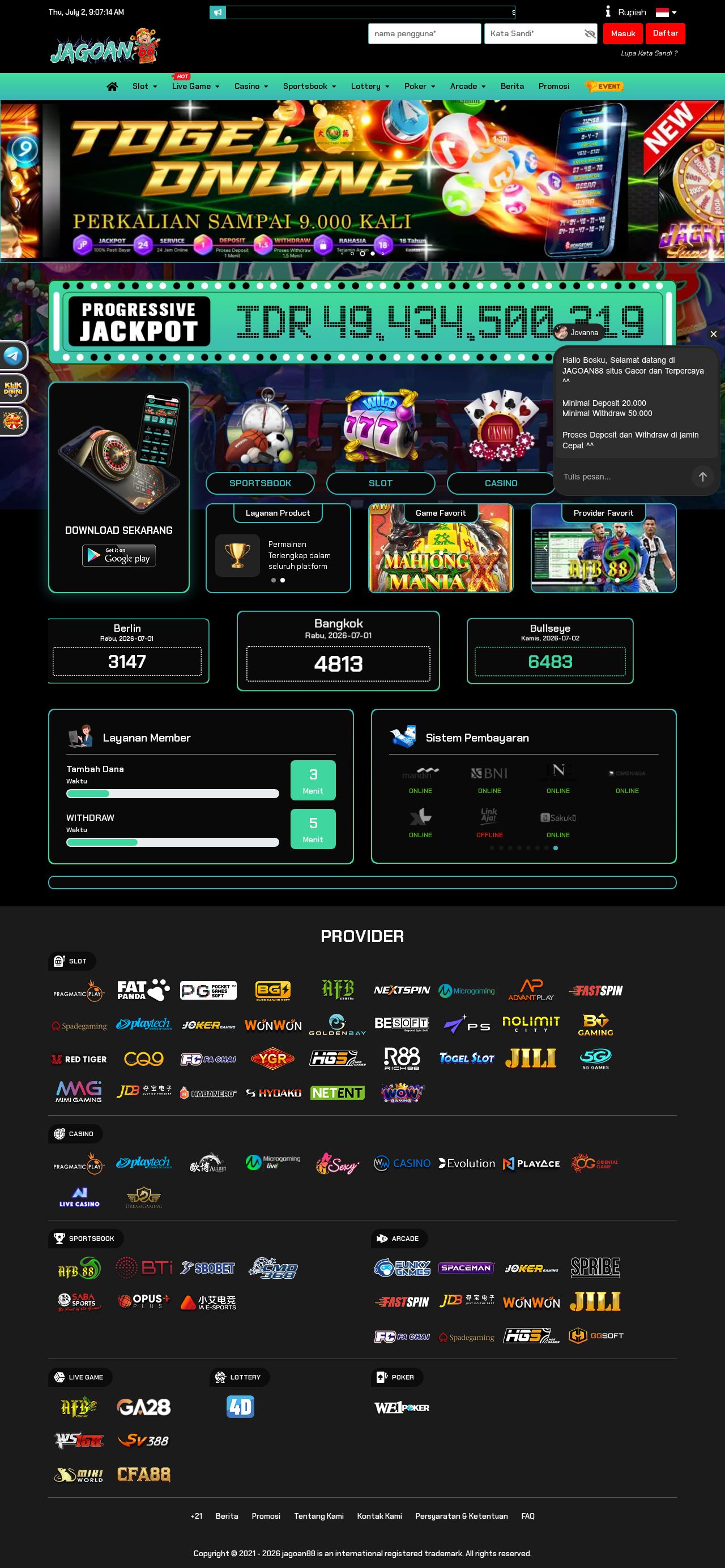 Skamma Gym website