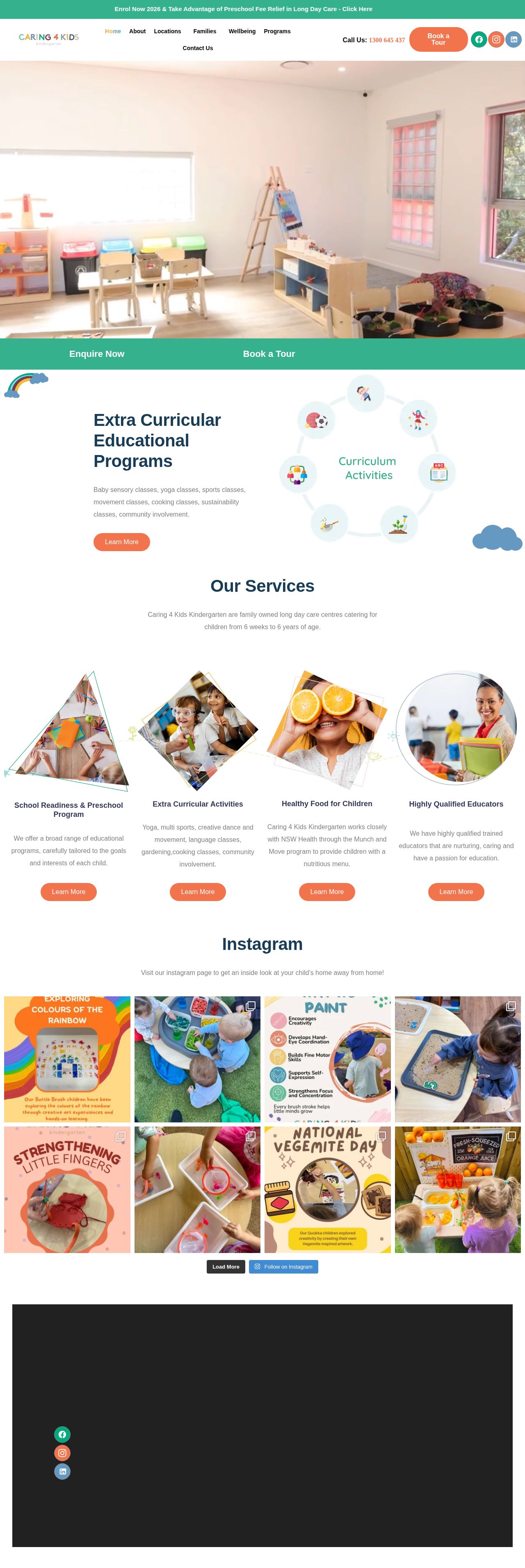 Caring 4 Kids website