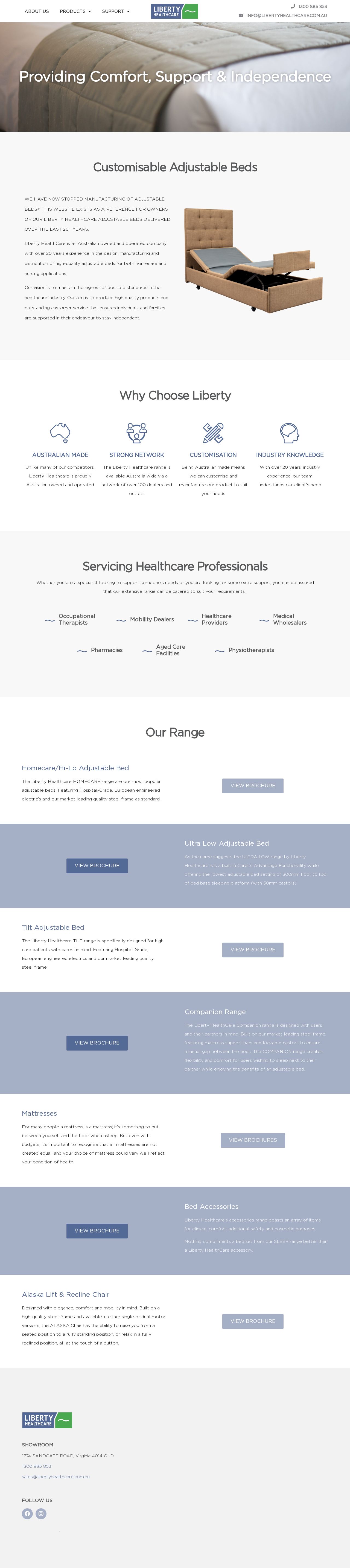 Liberty Healthcare website