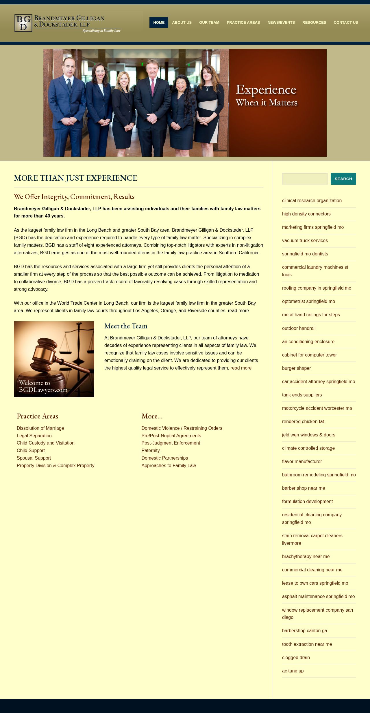 Brandmeyer Gilligan & Dockstader, LLP website