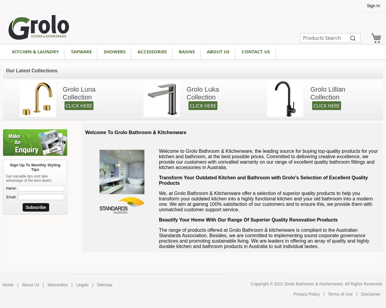 Grolo website