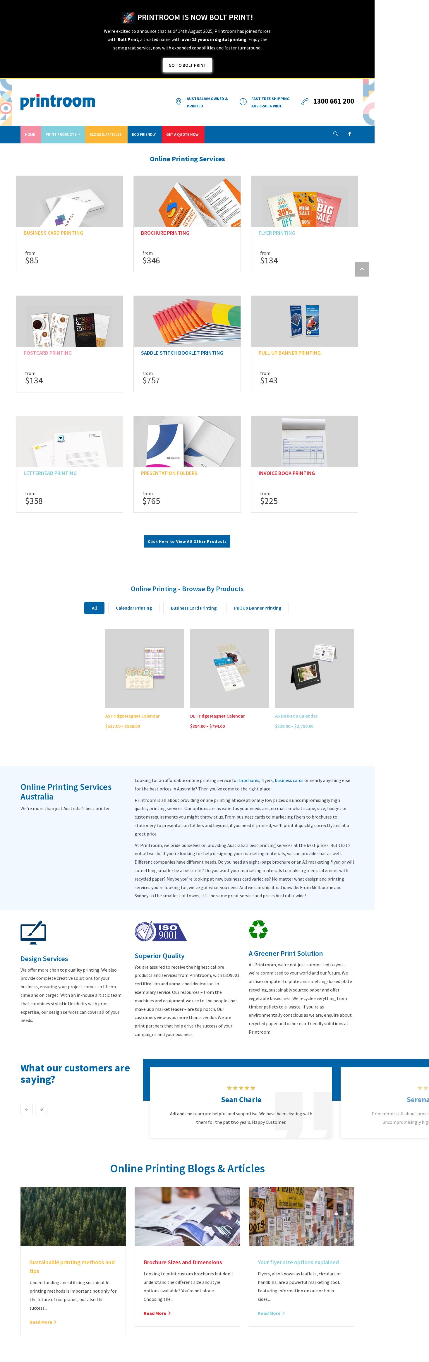 Printroom website