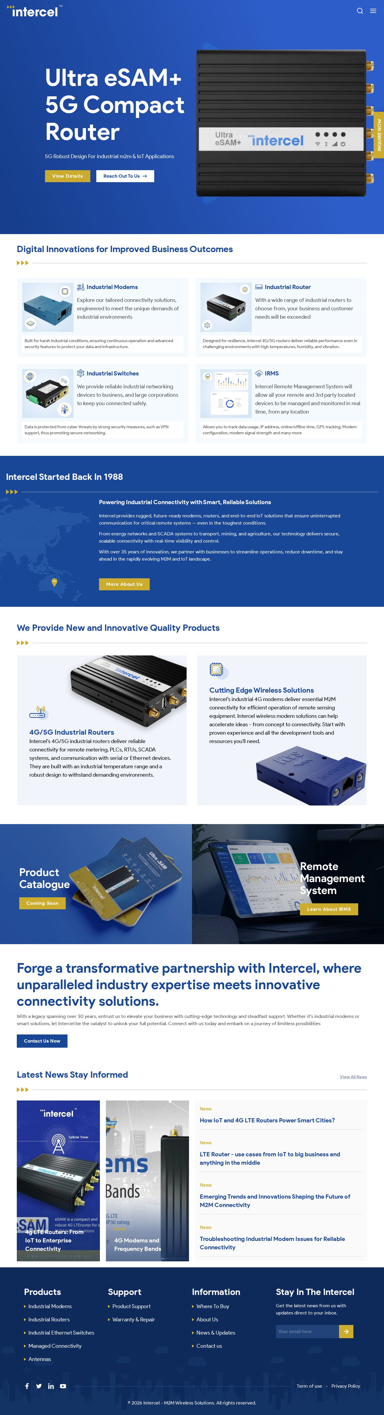 InterCEL Pty Ltd website