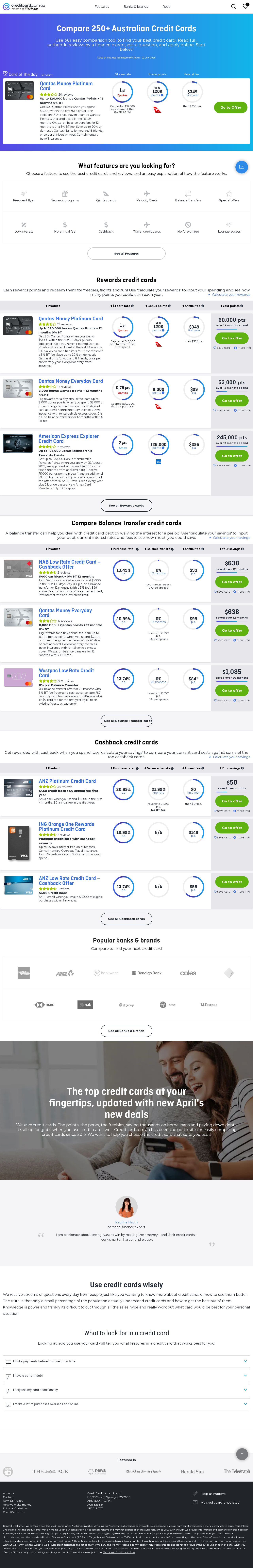 Creditcard.com.au website