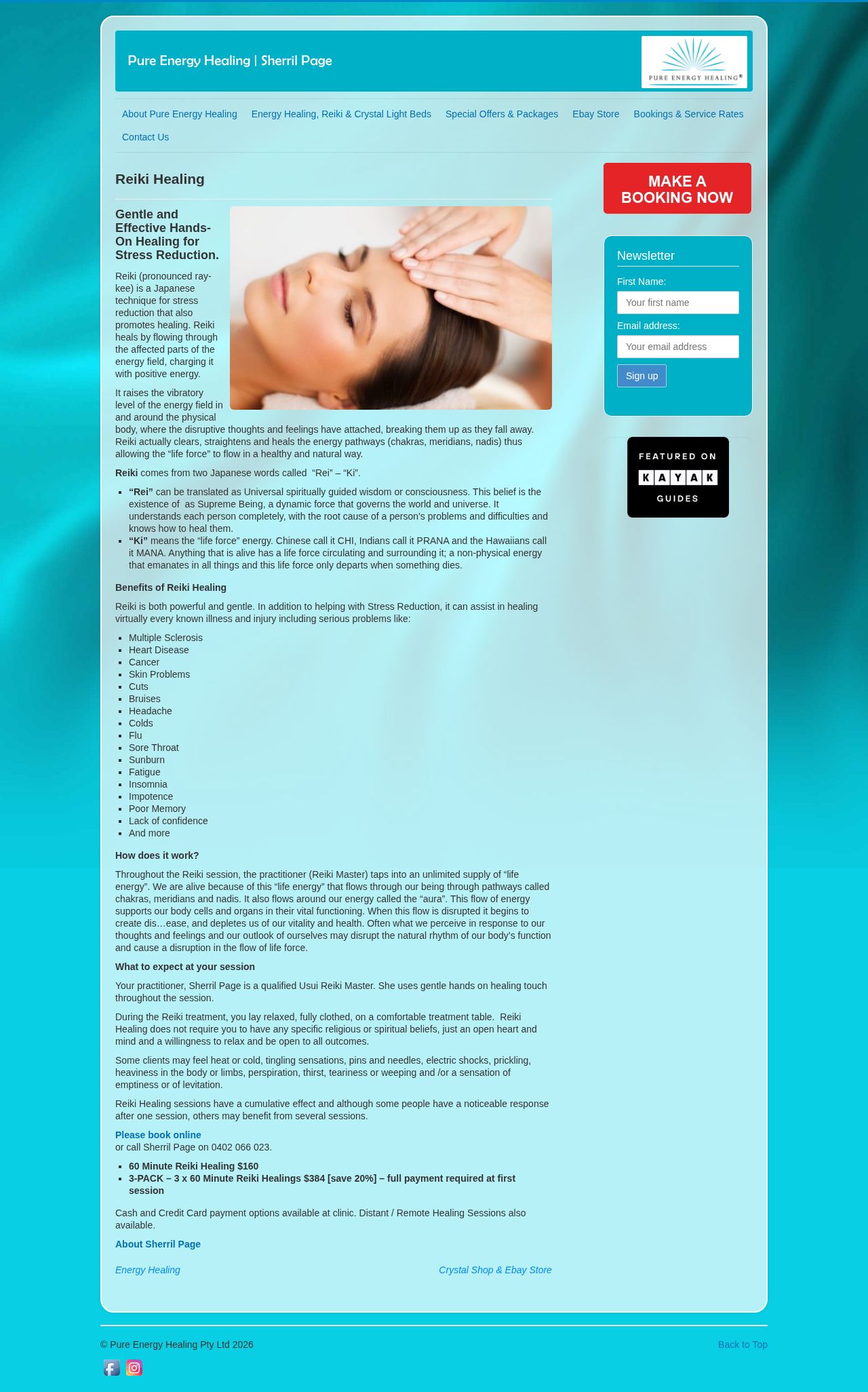 Margot Laird Reiki Healing website