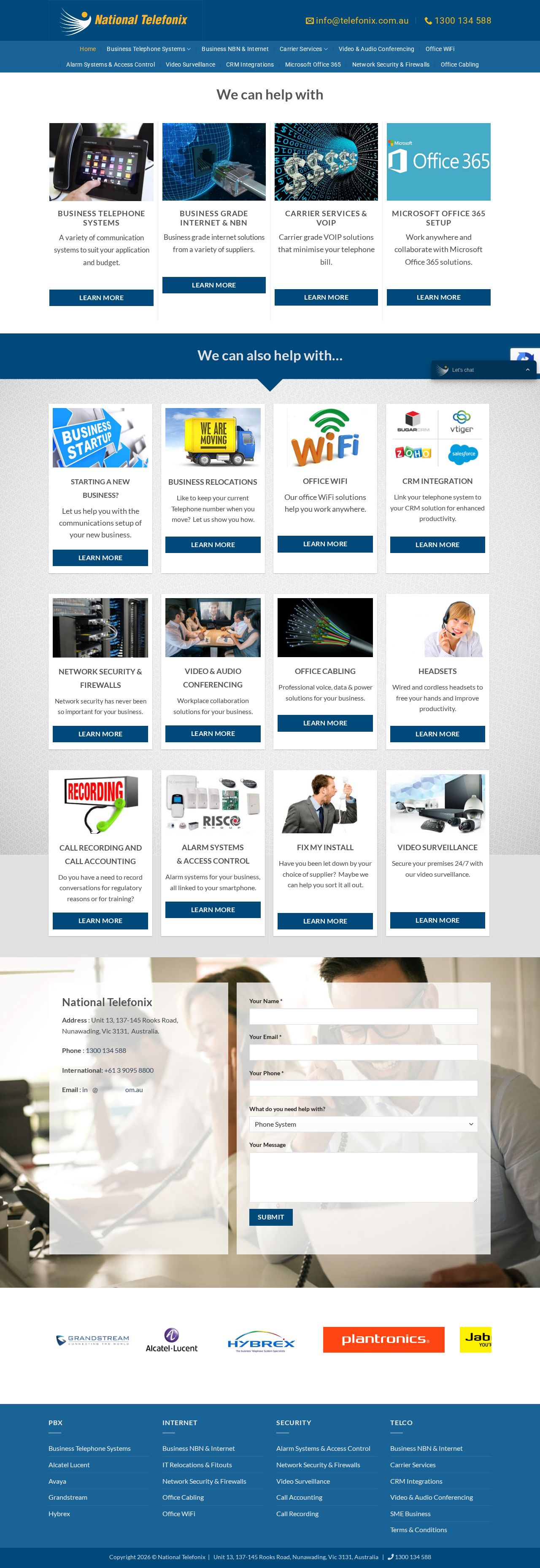 Small Business Phone Systems website