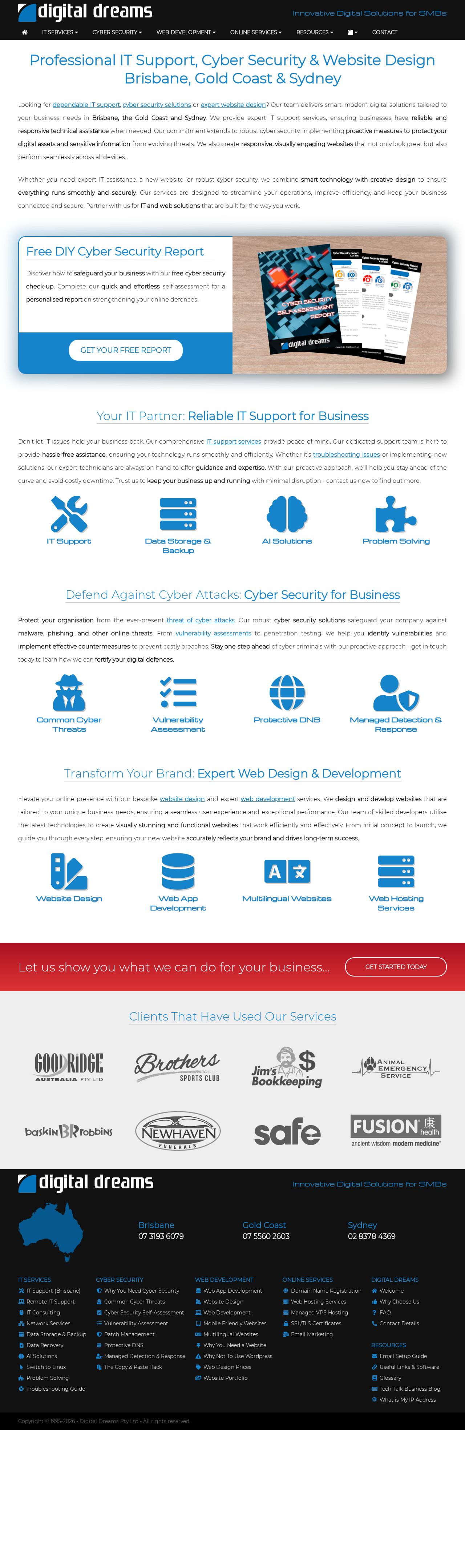Digital Dreams Pty Ltd website