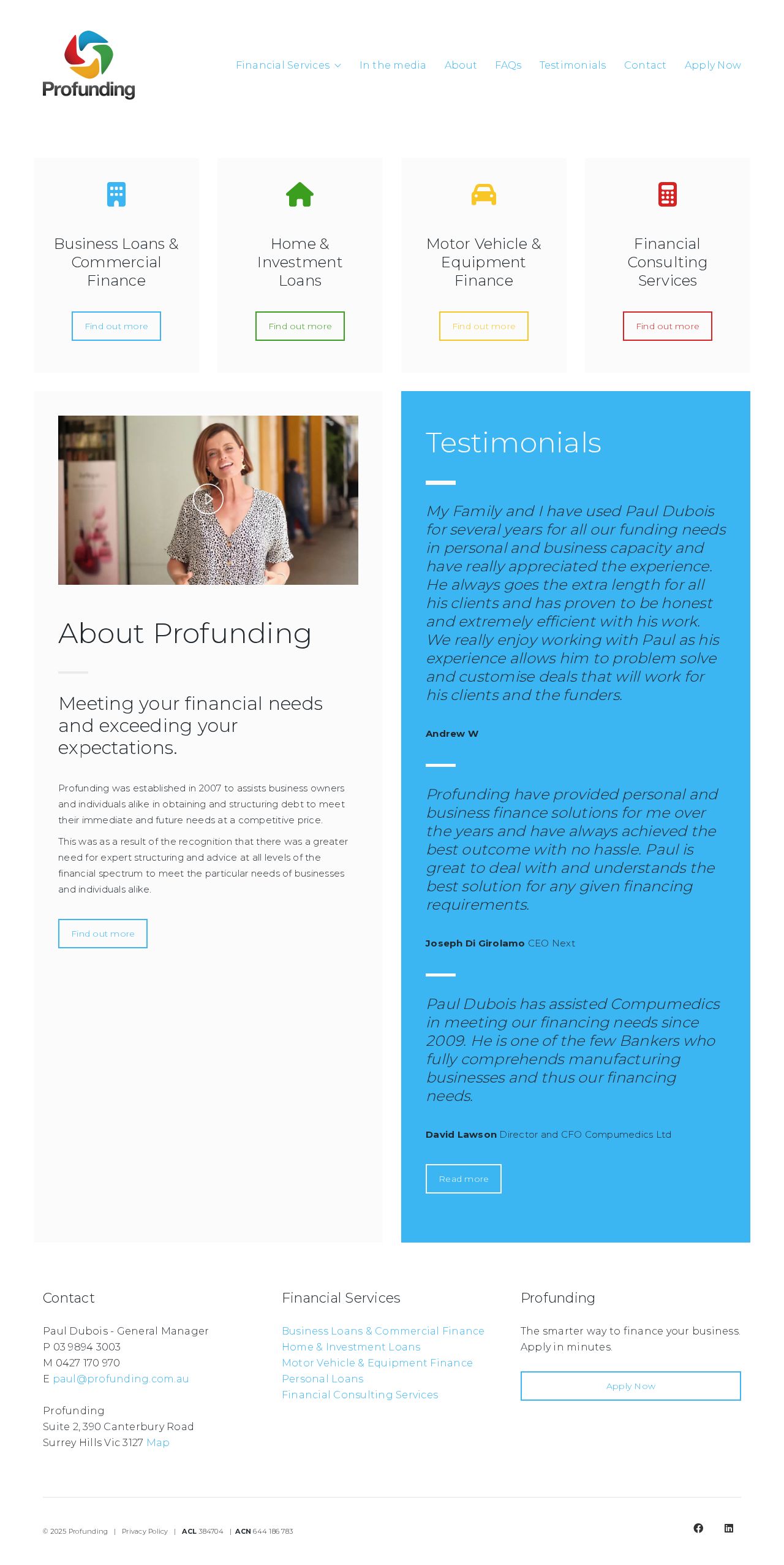 Profunding website