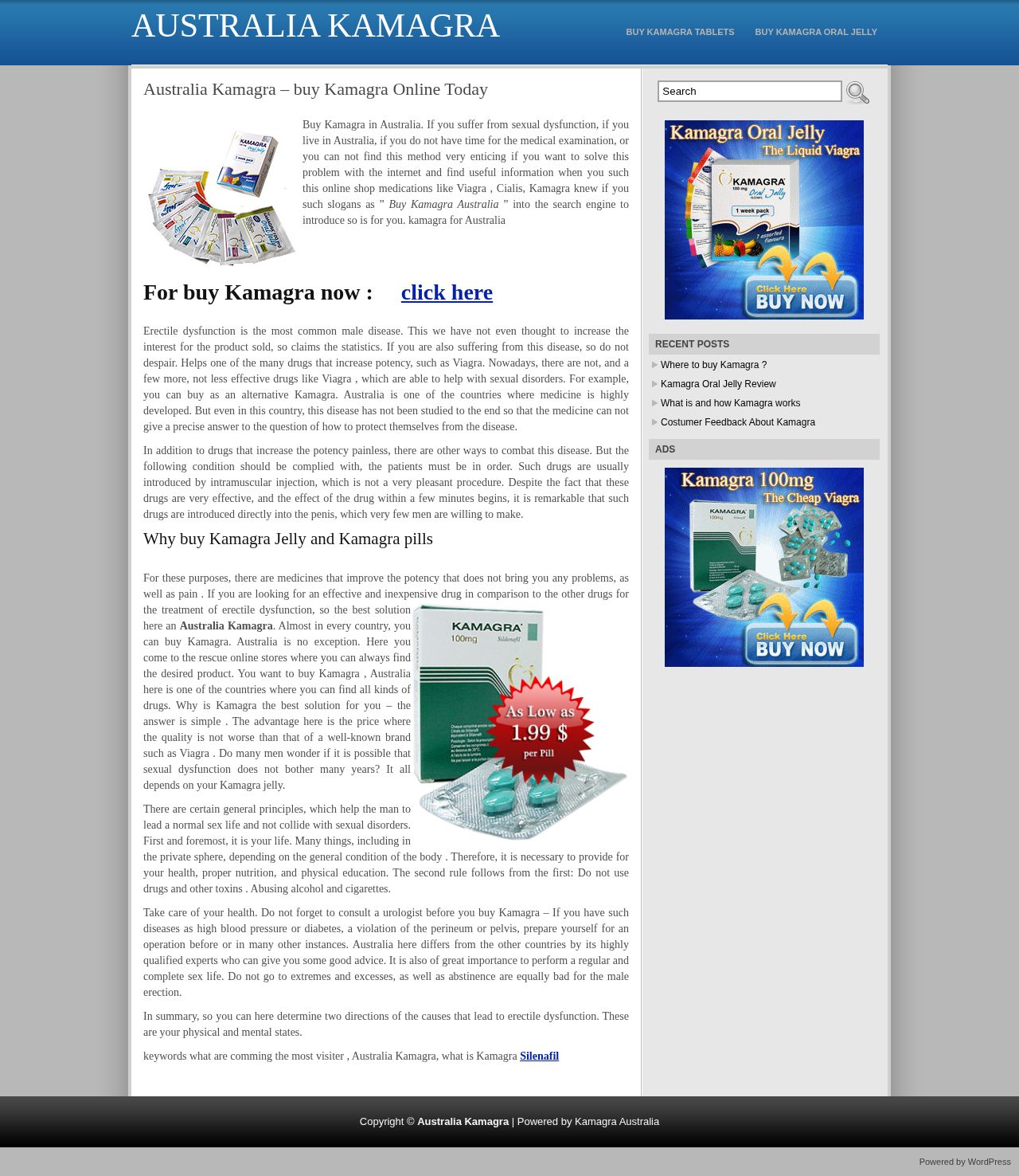 Kamagra for Australia website