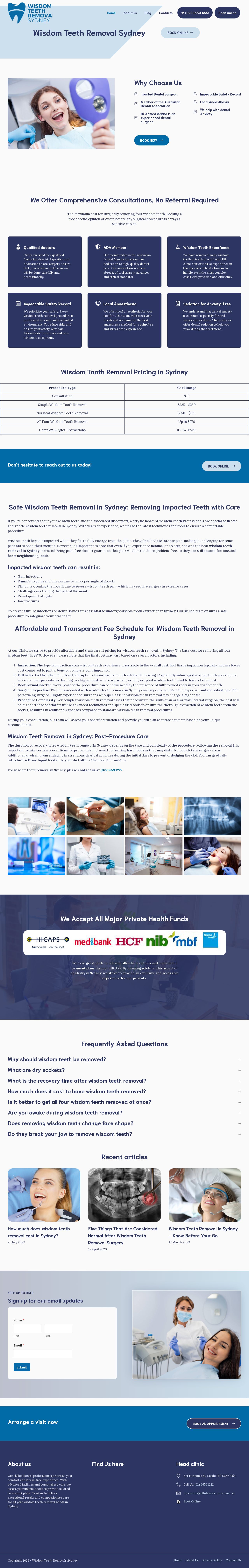 Oral Surgeon Sydney website
