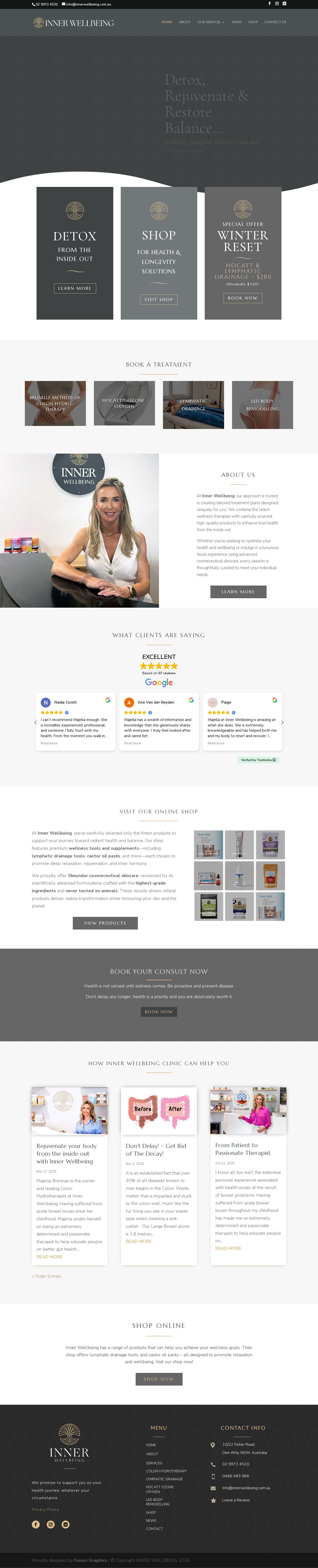 InnerWellBeing website