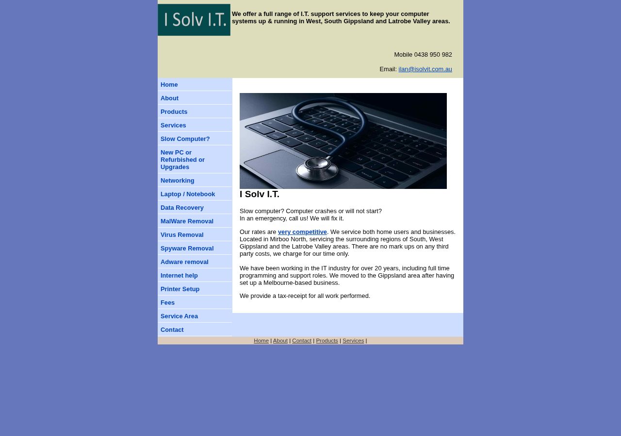 I Solv I.T. website
