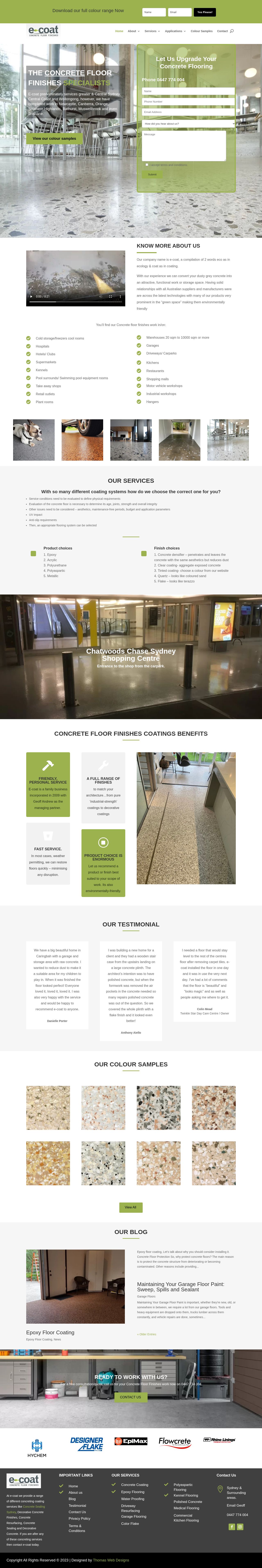 Ecoat website