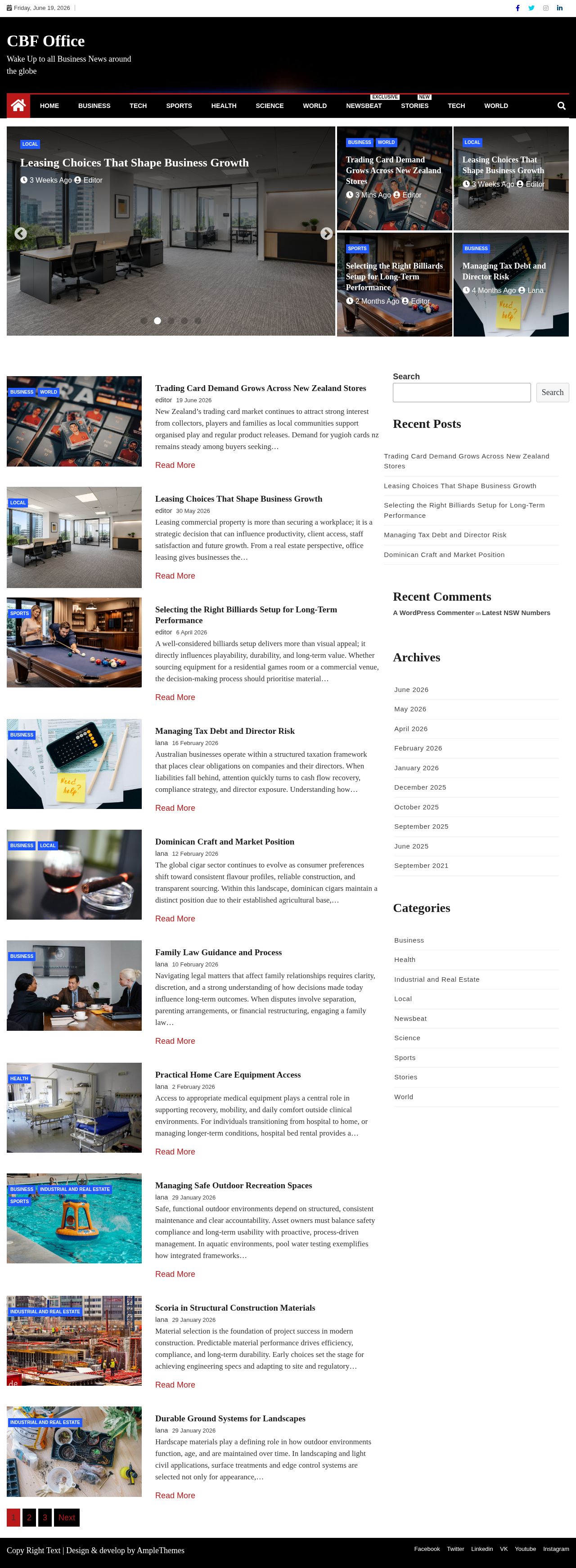 CBFOffice website