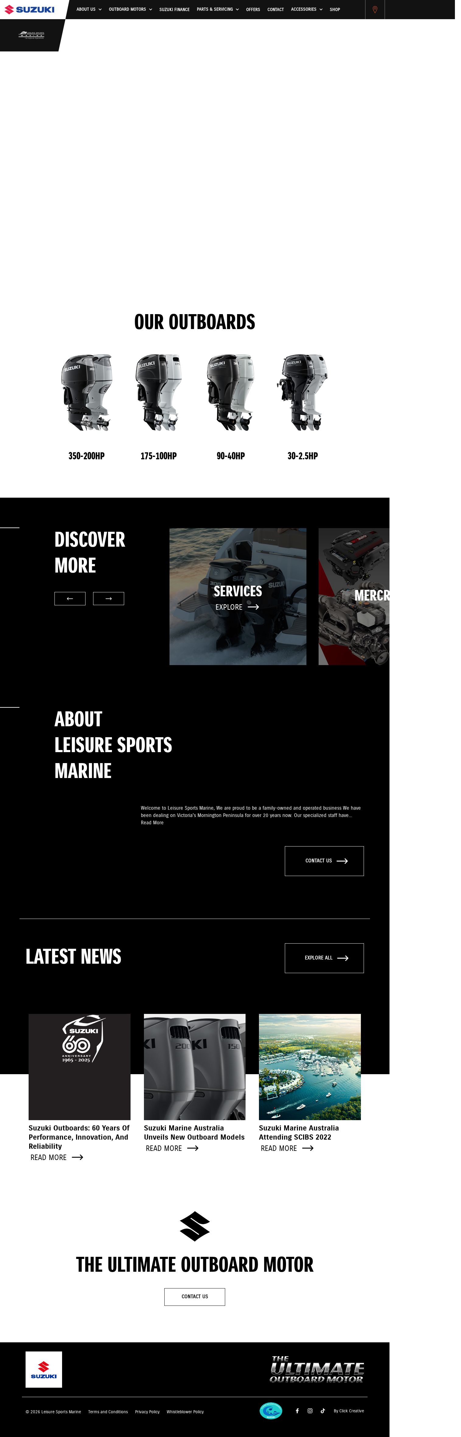 Leisure Sports Marine Pty Ltd website