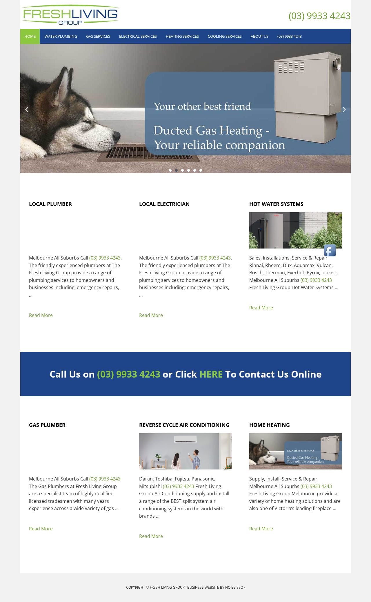 Fresh Living Group website