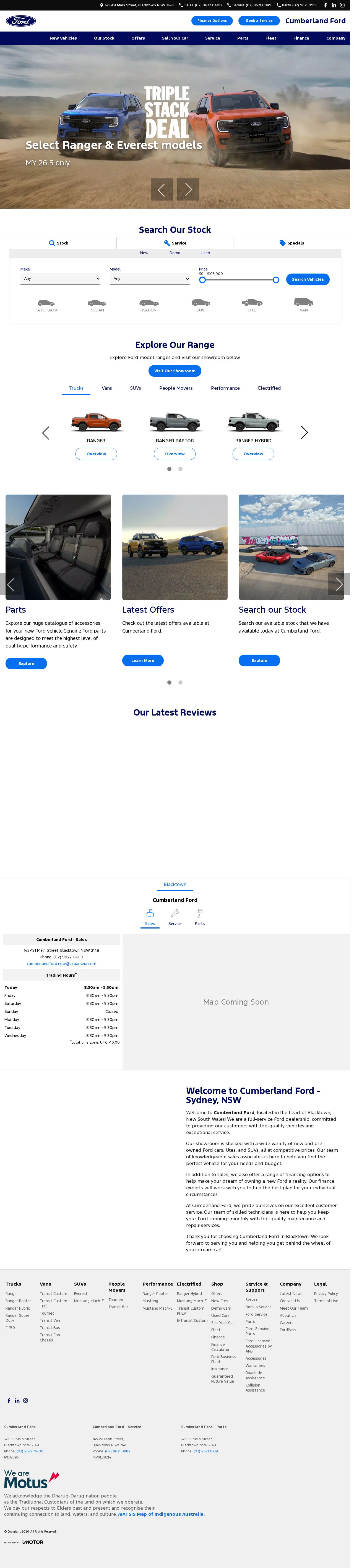 Cumberland Ford website