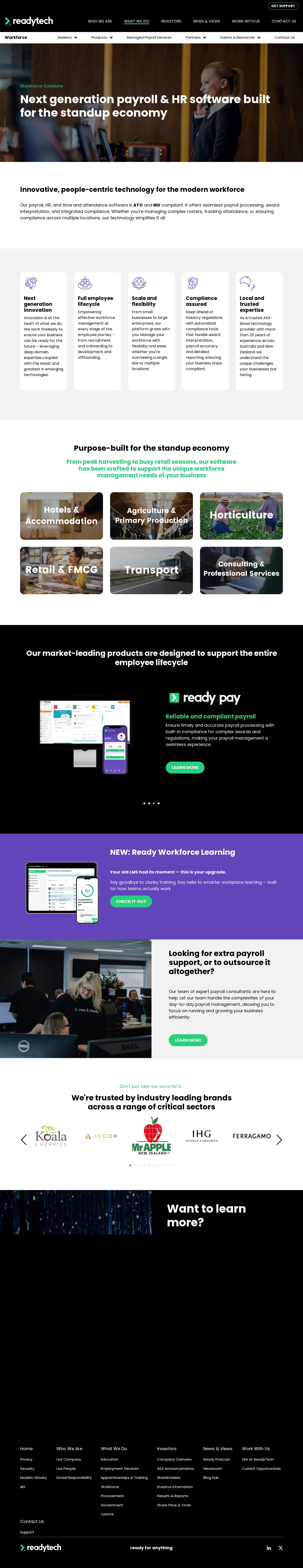 Business Payroll Services website