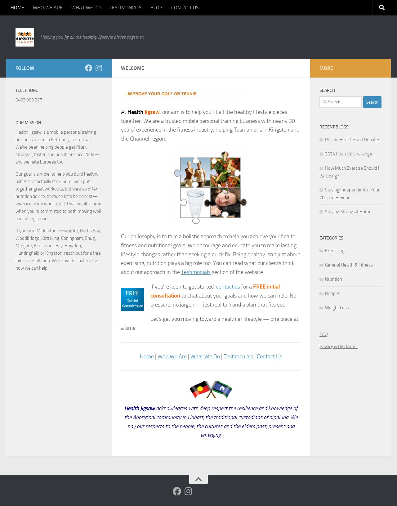 Health Jigsaw website