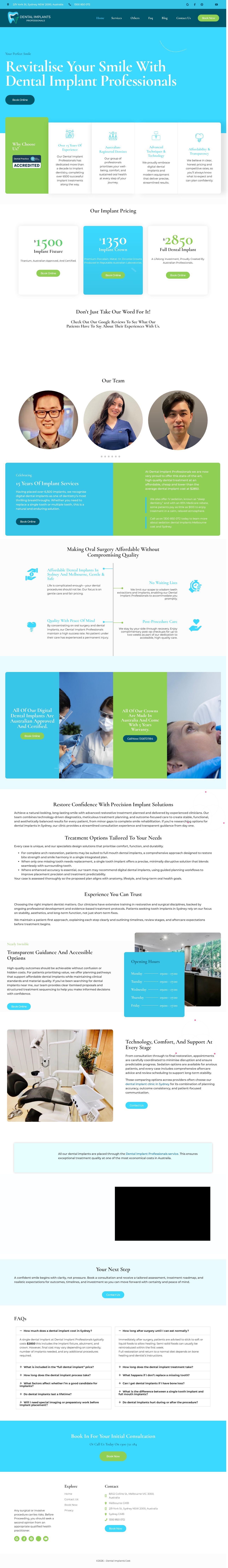 Dental implants Melbourne website
