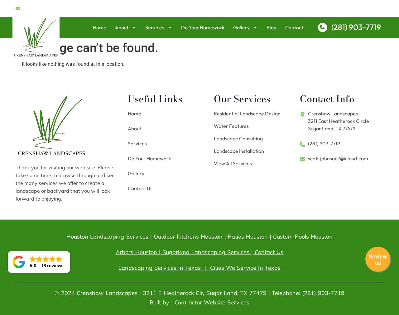 landscaping katy tx website