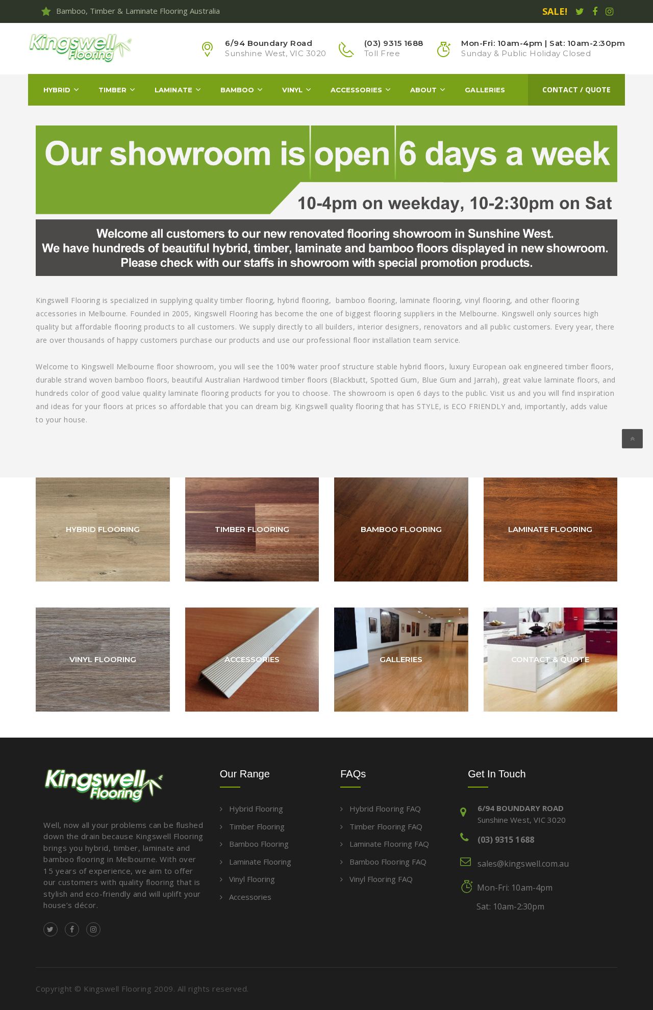 Timber Flooring Melbourne website