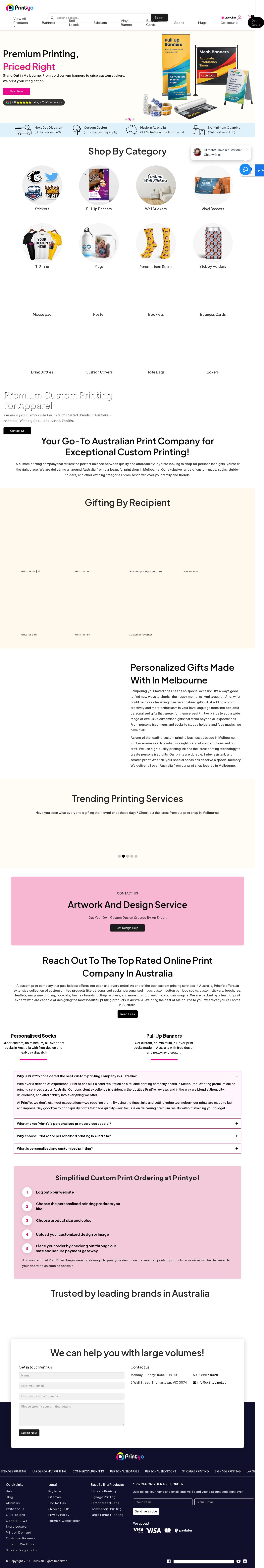Printyo website