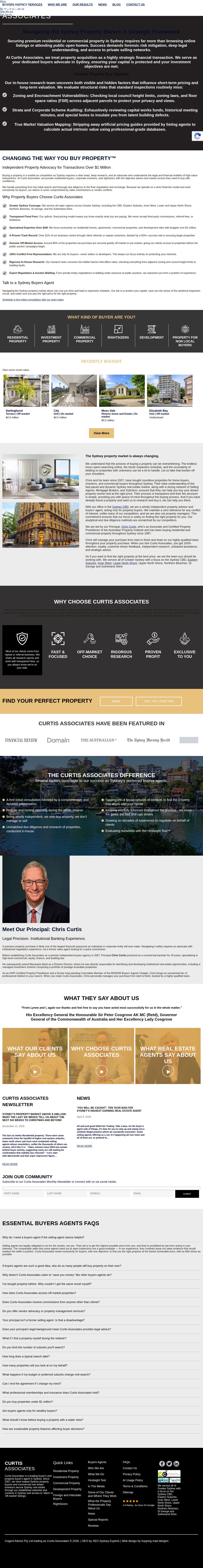 Curtis Associates website