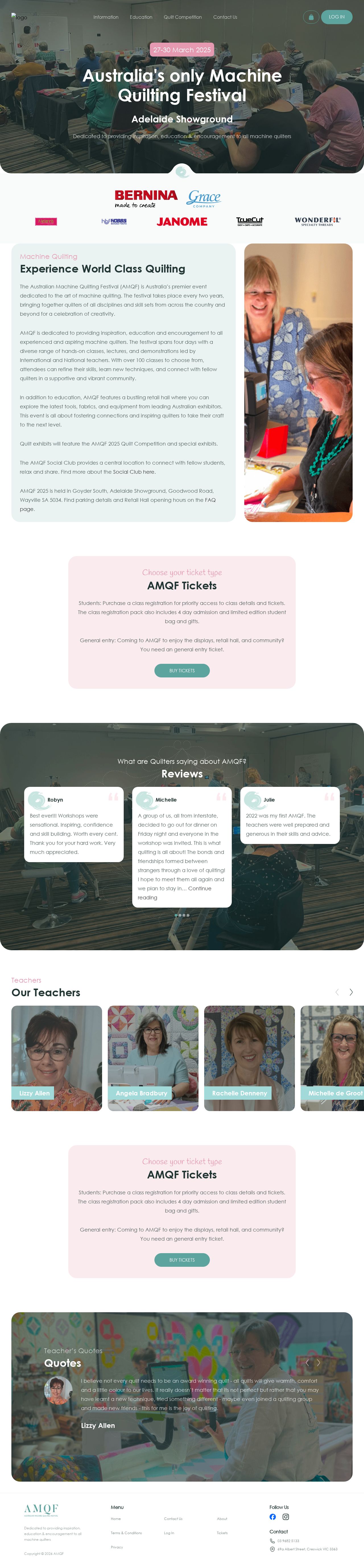 Australian Meat and Quality Foods website