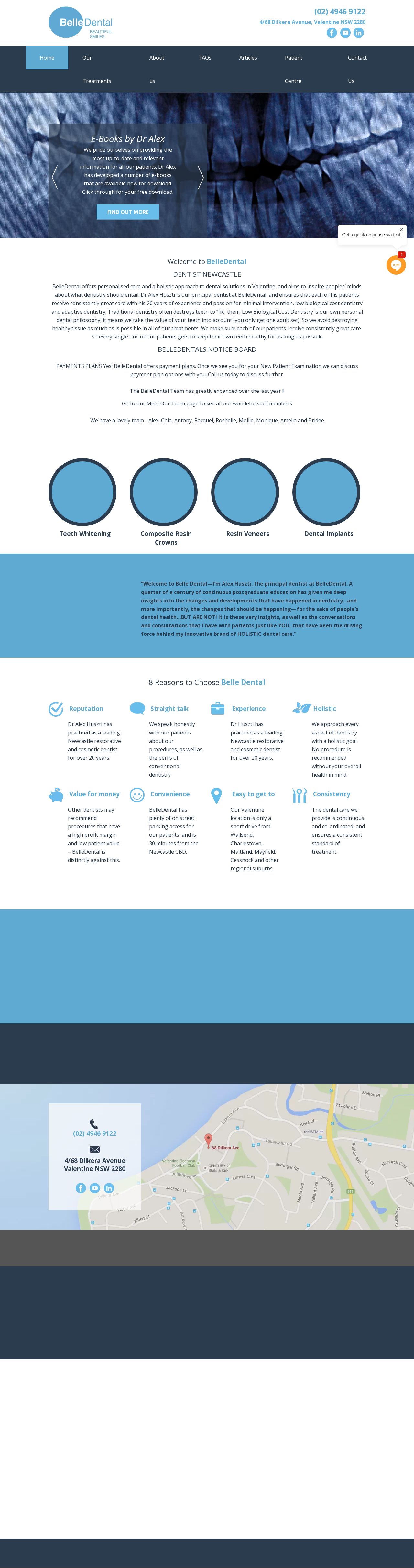 Teeth Bonding and Root Canal Therapy – Belle Dental website