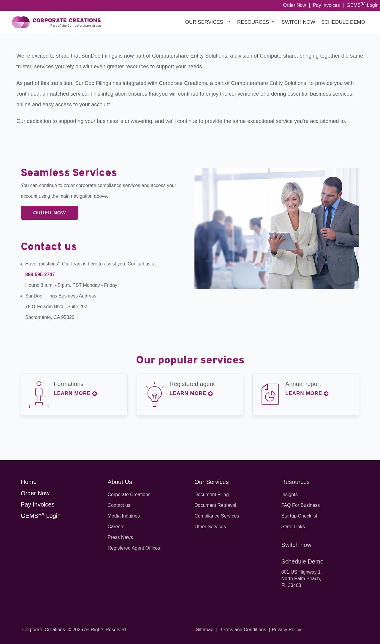CA Secretary of State website
