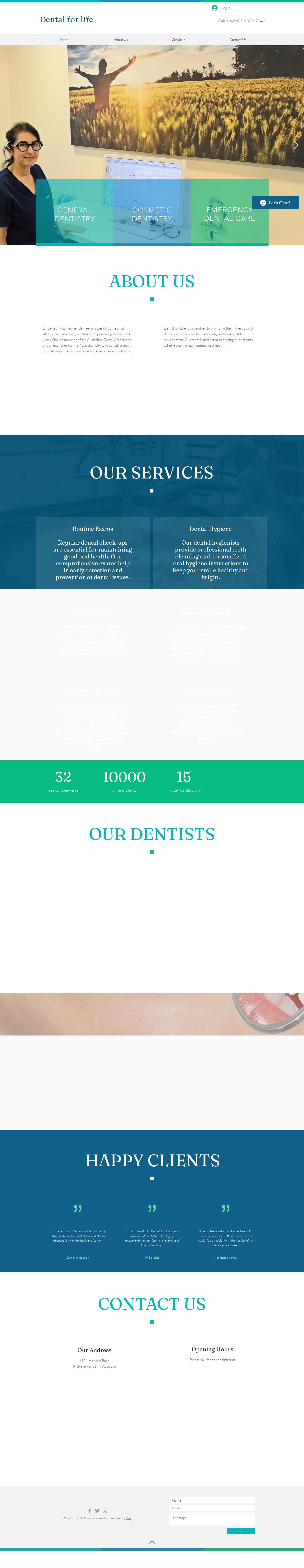 Dental For Life website