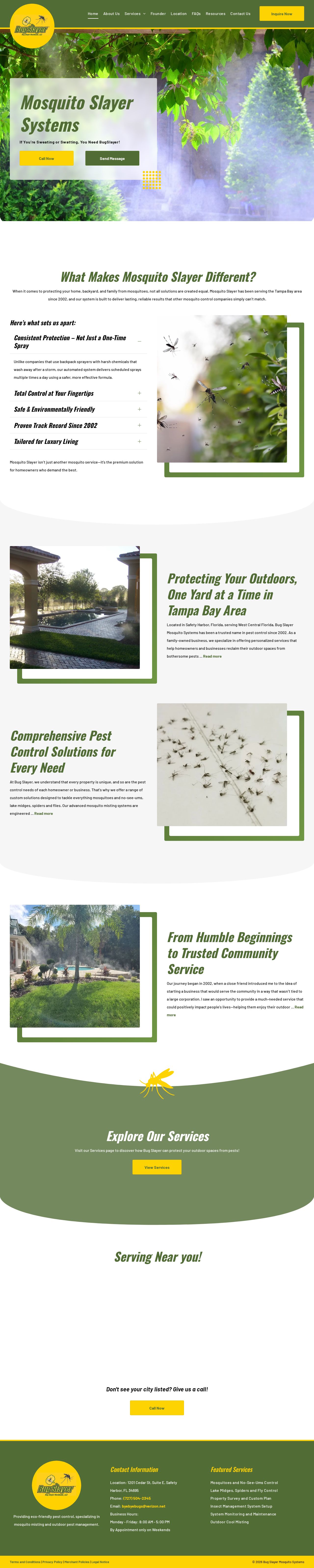 Mosquito Slayer Ltd website