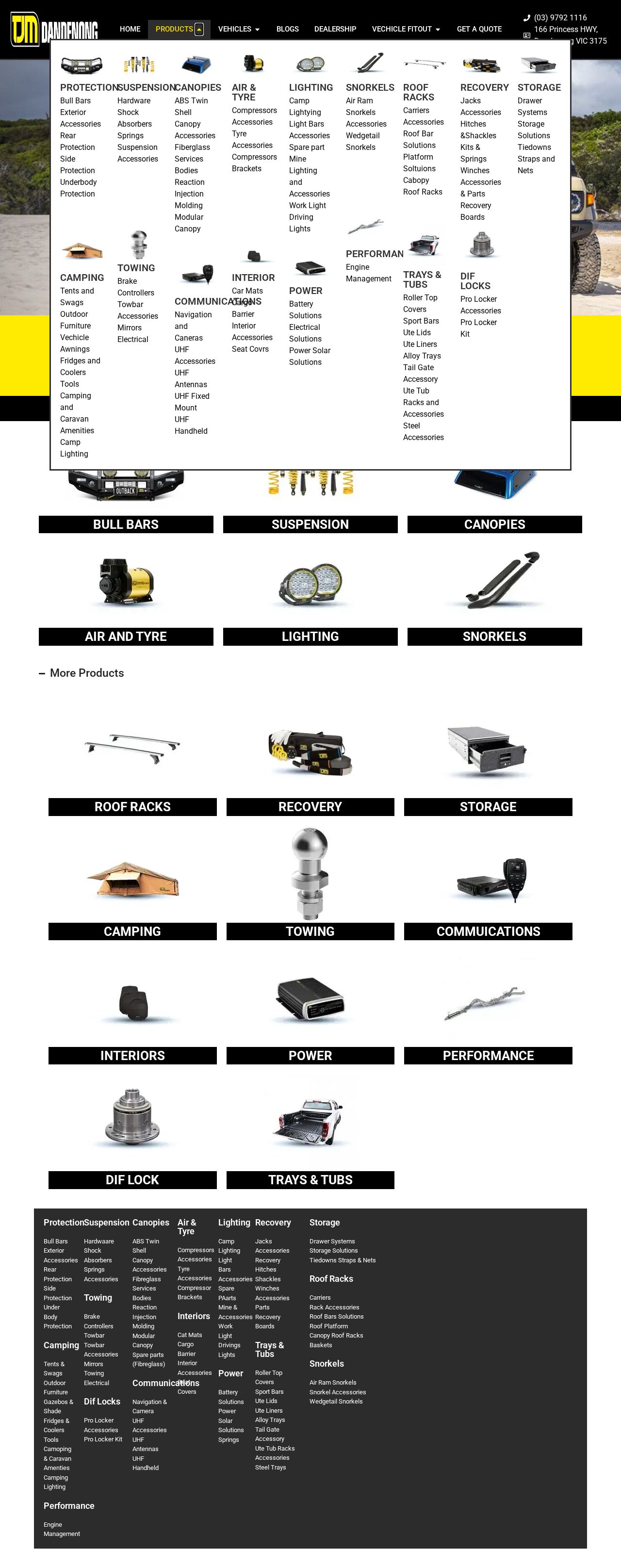 4WD Suspension & Accessories website
