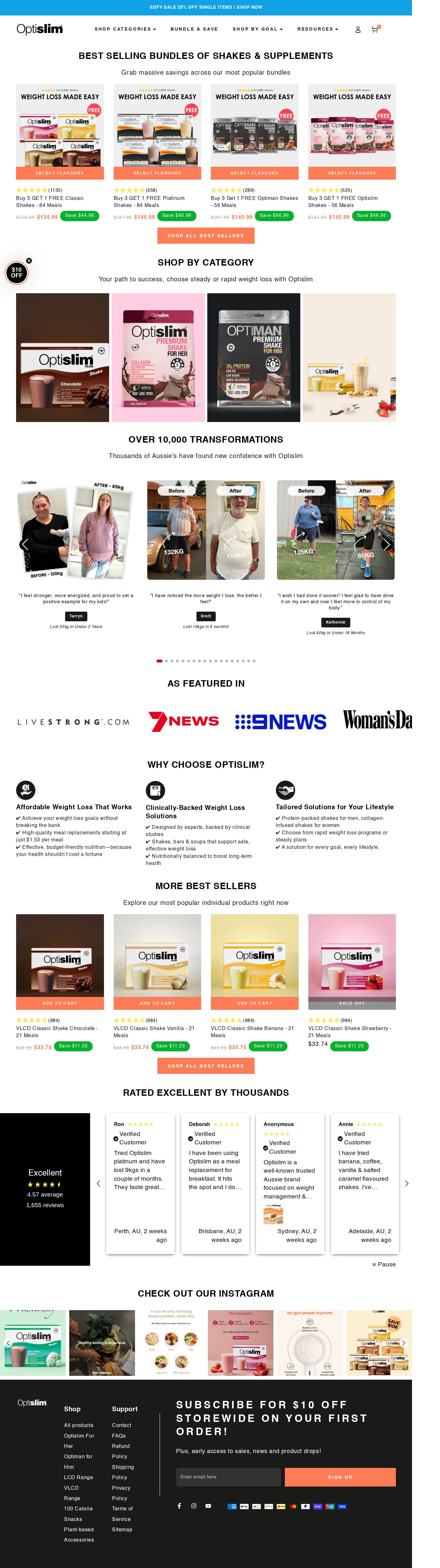 Optislim website