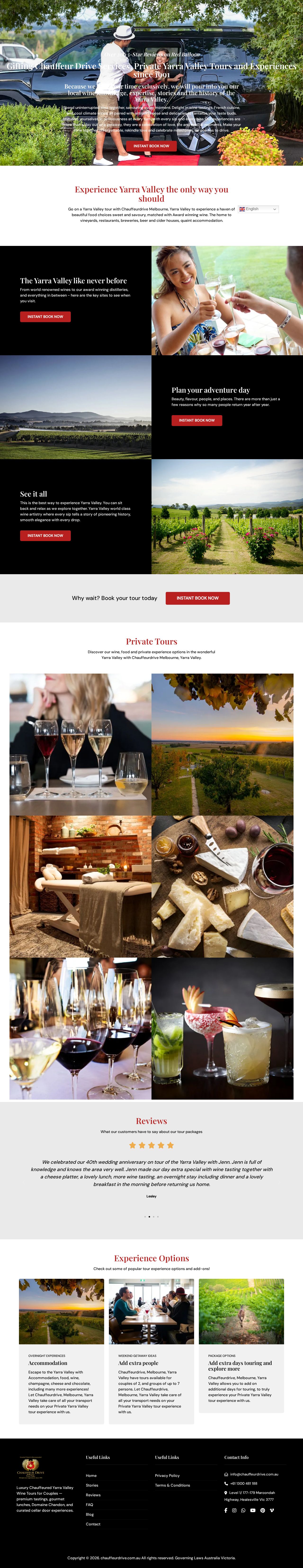 Chauffeur Drive website