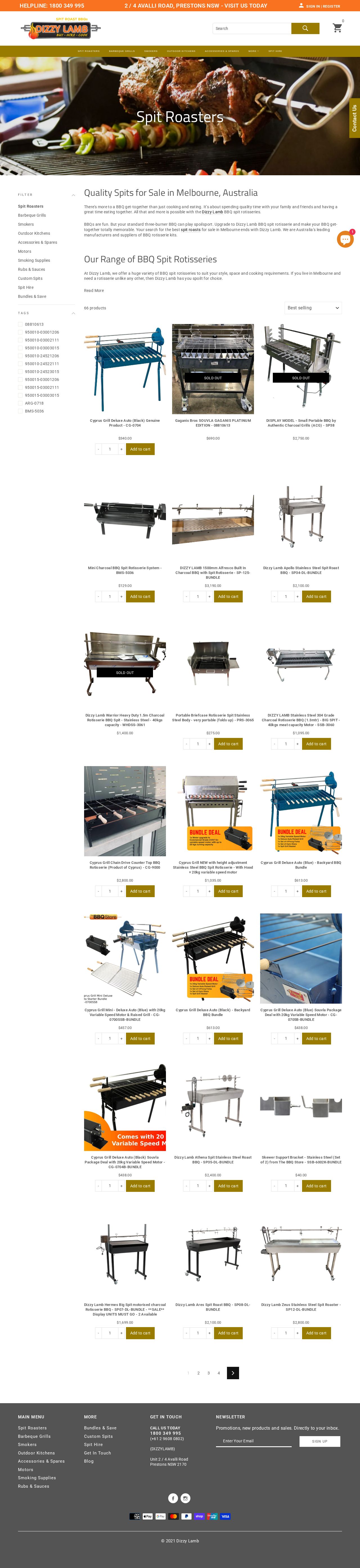 Spit Roast Equipment website