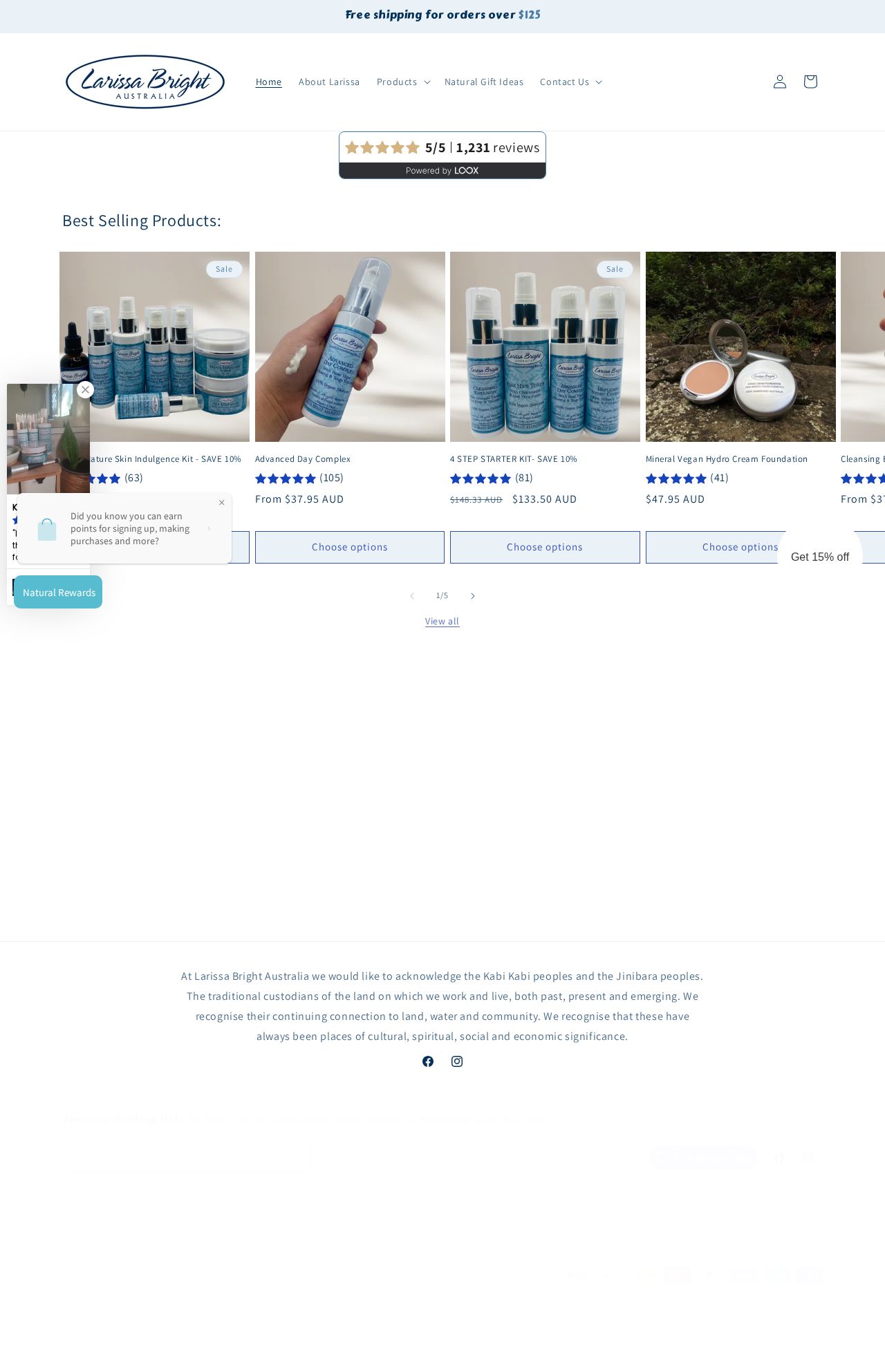 Larissa Bright Australia Aromatherapy website