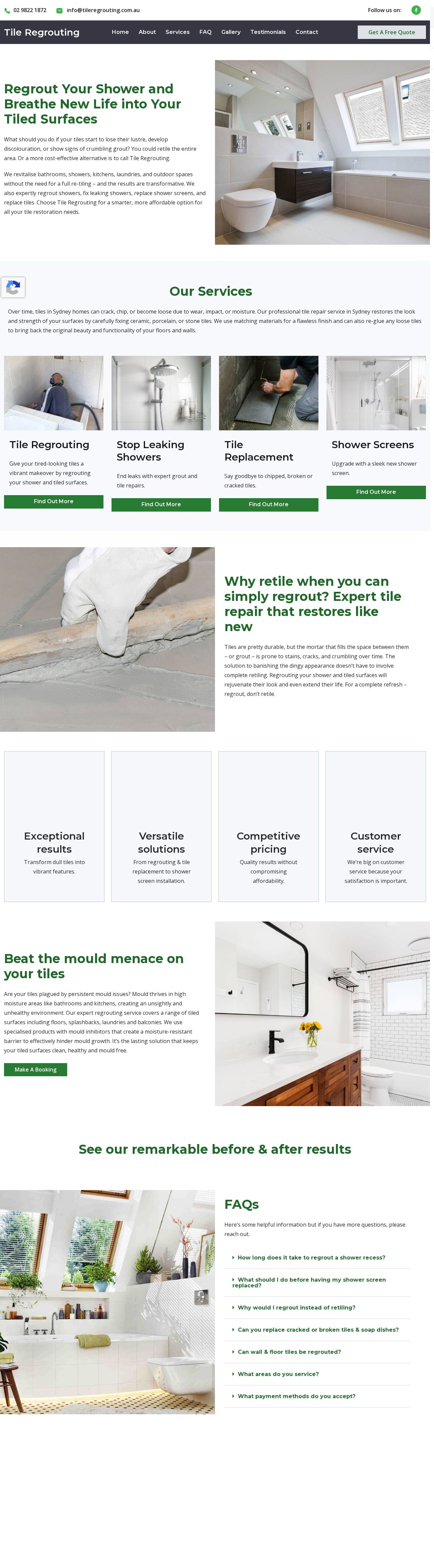 Tile Regrouting website