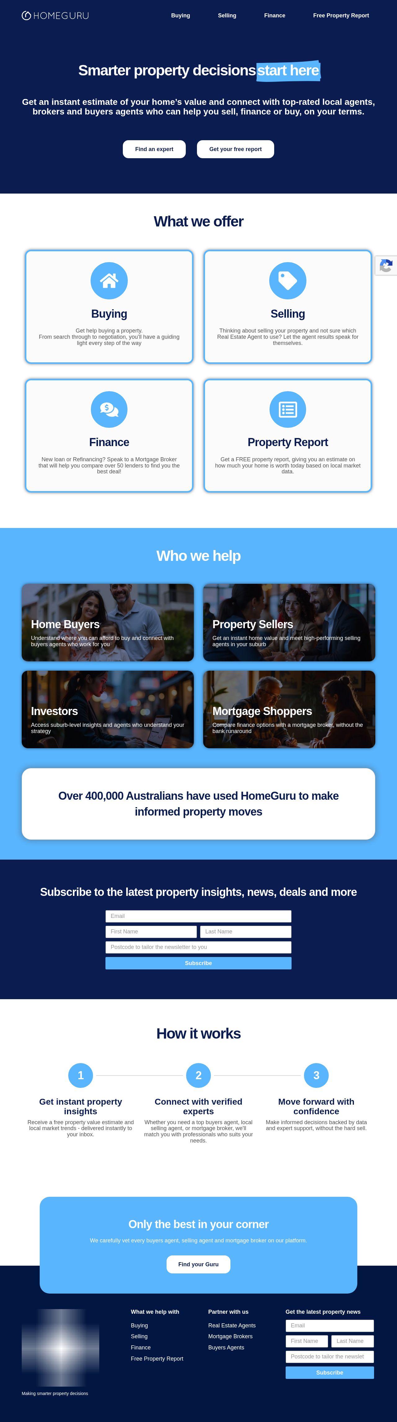 HomeGuru Pty Ltd website