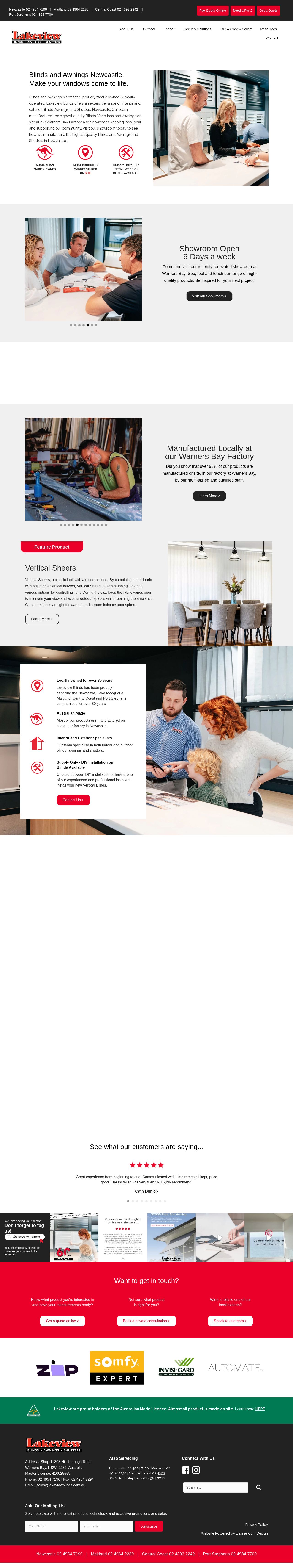 lakeviewblinds website