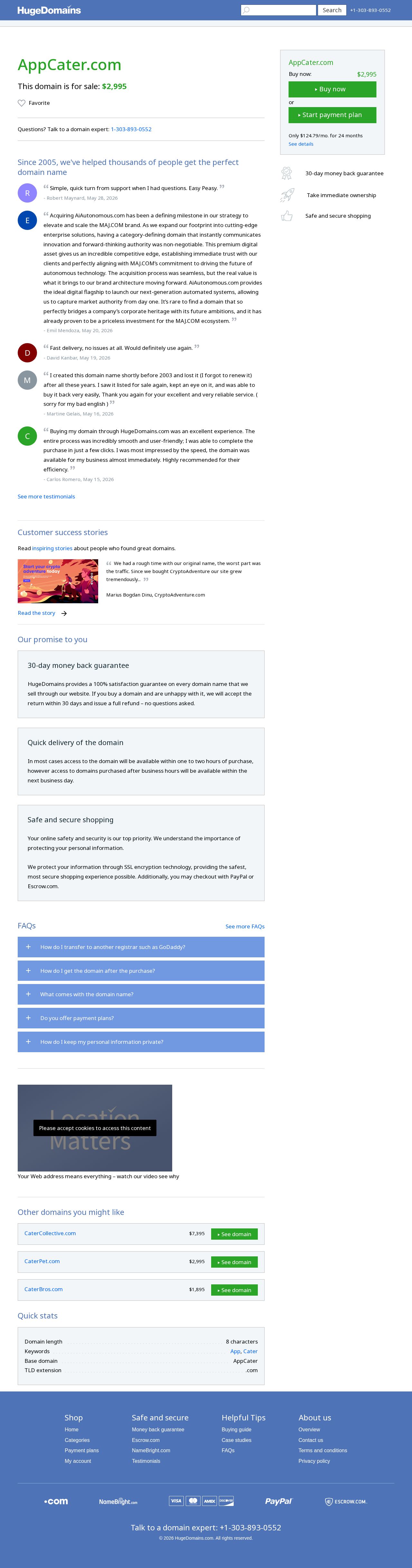 AppCater website